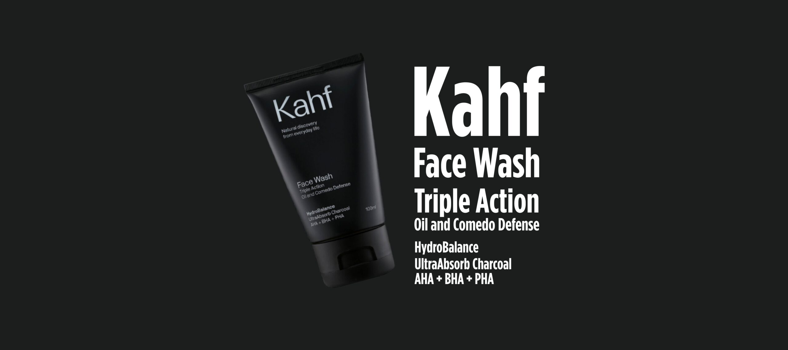 Face Wash Kahf Triple Action Oil and Comedo Defense